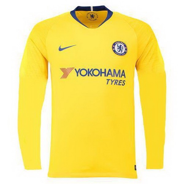 Camiseta Chelsea Segunda equipo ML 2018-19 Amarillo